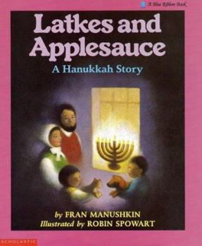 Paperback Latkes and Applesauce: A Hanukkah Story Book