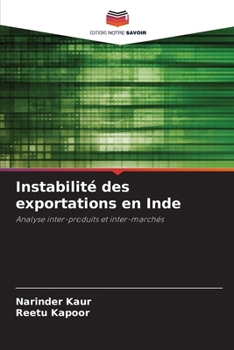 Paperback Instabilité des exportations en Inde [French] Book
