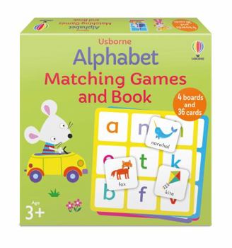 Hardcover Alphabet Matching Games and Book