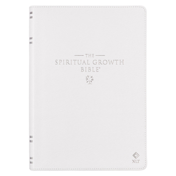 The Spiritual Growth Bible, Study Bible, NLT - New Living Translation Holy Bible, Faux Leather, Black Rose Gold Debossed Floral