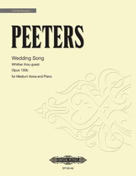Wedding Song Op. 103b: Whither Thou Goest' / 'Wo Du Hingehst' for Medium Voice and Piano, Sheet