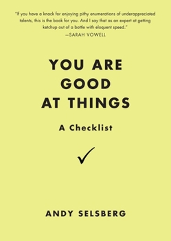 Paperback You Are Good at Things: A Checklist Book