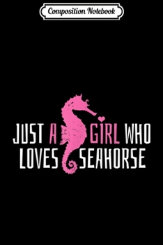 Paperback Composition Notebook: Seahorse Lover Marine Fish Gift Sea Creature Journal/Notebook Blank Lined Ruled 6x9 100 Pages Book