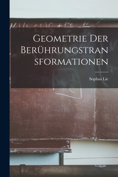 Paperback Geometrie der Berührungstransformationen [German] Book