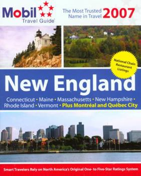 Paperback Mobil Travel Guide New England: Connecticut, Maine, Massachusetts, New Hampshire, Rhode Island, Vermont, Plus Montreal and Quebec City Book