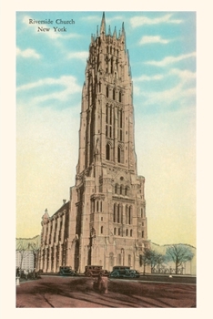 Paperback Vintage Journal Riverside Church, New York Book