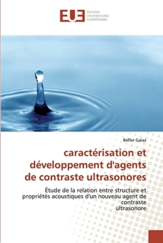 Paperback Caractérisation et développement d''agents de contraste ultrasonores [French] Book