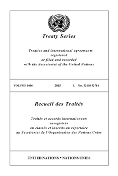 Paperback Treaty Series 3036 Book