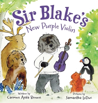 Hardcover Sir Blake's New Purple Violin Book
