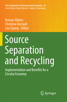 Paperback Source Separation and Recycling: Implementation and Benefits for a Circular Economy Book