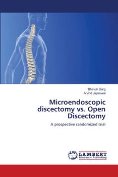 Paperback Microendoscopic discectomy vs. Open Discectomy Book