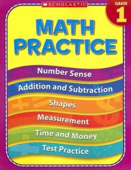 Paperback 1st Grade Math Practice Book