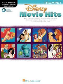 Paperback Disney Movie Hits - Trumpet Book/Online Audio [With CD (Audio)] Book