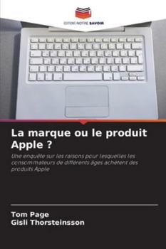 Paperback La marque ou le produit Apple ? [French] Book