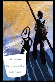 Paperback The Adventures of Huckleberry By Mark Twain Annotated Version Book