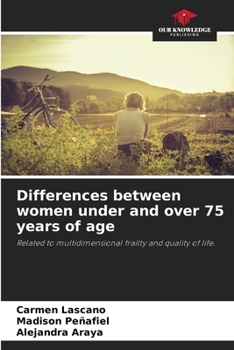 Paperback Differences between women under and over 75 years of age Book