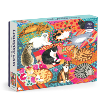 Misc. Lounging Cats 1000 Piece Puzzle Book