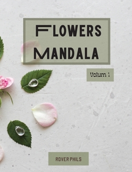 Paperback Flowers Mandalas Book