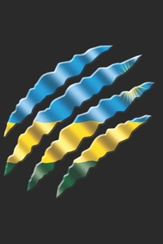 Paperback Rwanda Notebook: Rwanda Notebook - college book - diary - journal - booklet - memo - composition book - 120 sheets - Dot Grid paper 6x9 Book