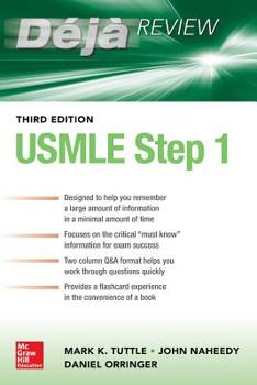 Paperback Deja Review USMLE Step 1 3e Book