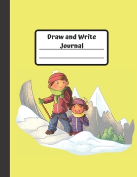 Draw and Write Journal: Fun Travel Gift for Children Grades K-3: Primary Composition Half Page Lined Paper with Drawing Space (8.5" x 11" Notebook), (Gift Journals for Kids)