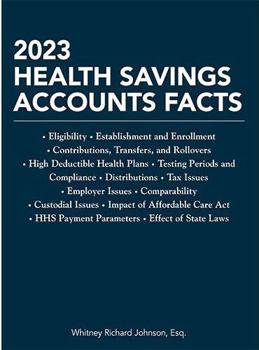 Paperback 2023 Health Savings Accounts Facts Book