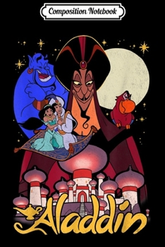 Paperback Composition Notebook: Disney Aladdin Group Shot Poster Journal/Notebook Blank Lined Ruled 6x9 100 Pages Book