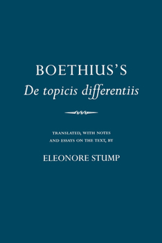 Hardcover Boethius's "De Topicis Differentiis" Book