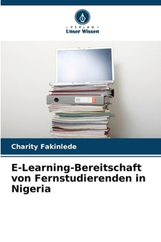 Paperback E-Learning-Bereitschaft von Fernstudierenden in Nigeria [German] Book
