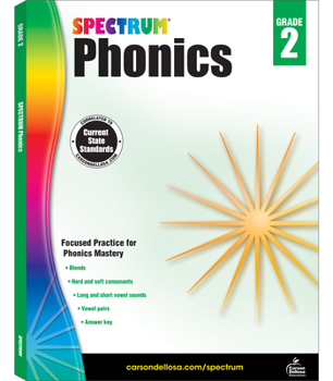 Paperback Spectrum Phonics, Grade 2 Book