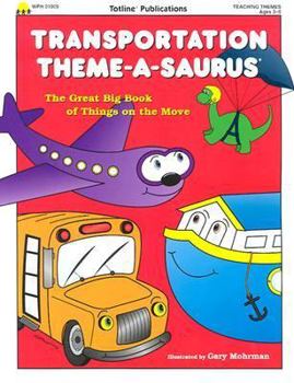 Paperback Transportation Theme-A-Saurus Book
