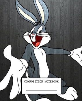 Composition Notebook: Looney Tunes Soft Glossy Cover Wide Ruled Lined Pages Book 7.5 x 9.25 Inches 110 Pages