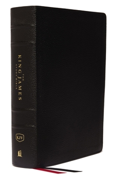Leather Bound The King James Study Bible, Genuine Leather, Black, Indexed, Full-Color Edition [Large Print] Book