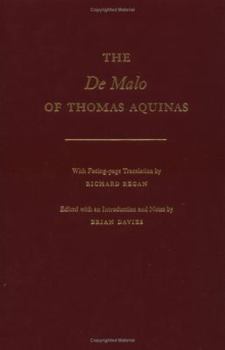 Hardcover The de Malo of Thomas Aquinas Book