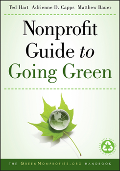 Hardcover Nonprofit Guide to Going Green Book