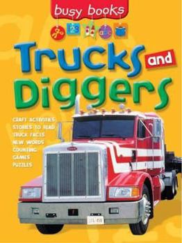 Hardcover Trucks and Diggers Book