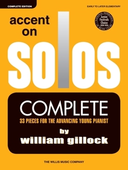Paperback Accent on Solos - Complete: Early to Later Elementary Level Book