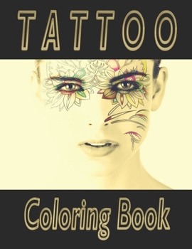 Paperback Realistic Tattoos Coloring Book for Adults: Pretty Tattoo Designs: Scary Tatts: Horror Realistic Ink Designs and Body Art. Book