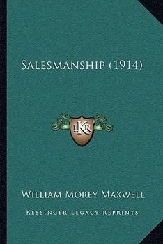 Paperback Salesmanship (1914) Book