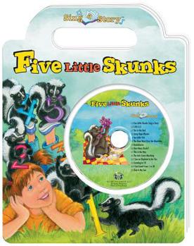 Hardcover Five Little Skunks [With CD] Book