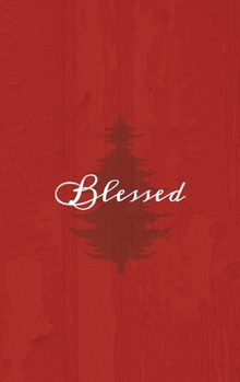 Hardcover Blessed: A Red Hardcover Decorative Book for Decoration with Spine Text to Stack on Bookshelves, Decorate Coffee Tables, Christ Book