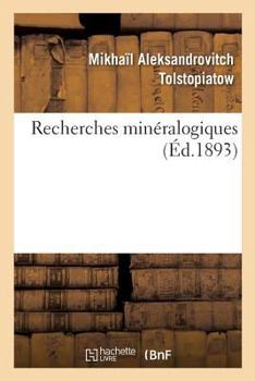 Recherches Mina(c)Ralogiques