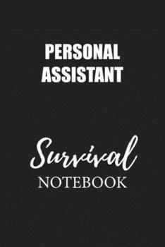 Paperback Personal Assistant Survival Notebook: Small Undated Weekly Planner for Work and Personal Everyday Use Habit Tracker Password Logbook Music Review Play Book