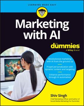 Paperback Marketing with AI for Dummies Book