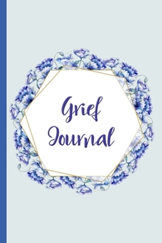 Paperback Grief Journal (Volume 3): 6x9 College Ruled Notebook Book
