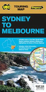 Sydney to Melbourne Touring Map