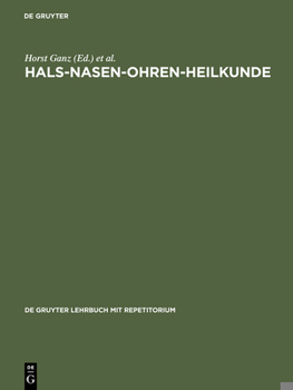 Hardcover Hals-Nasen-Ohren-Heilkunde [German] Book