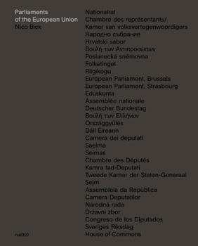 Hardcover Nico Bick: Parliaments of the European Union Book