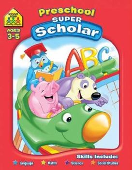 Paperback School Zone: Preschool Super Scholar Book