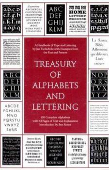 Paperback Treasury of Alphabets and Lettering Book